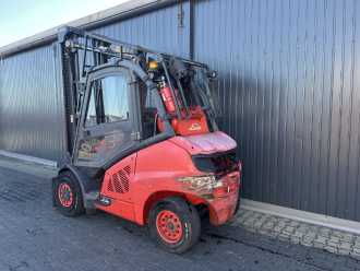 Used Forklift Truck LINDE H45T-02 GAS VIERRADFRONTSTAPLER (13075441)