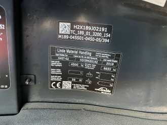 Used Forklift Truck LINDE H45T-02 GAS VIERRADFRONTSTAPLER (13075961)