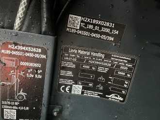 Used Forklift Truck LINDE H45T-02 GAS VIERRADFRONTSTAPLER (13075977)
