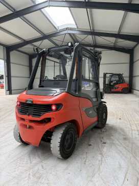 Used Forklift Truck LINDE H50D-01/1204 DIESEL VIERRADFRONTSTAPLER (13058416)