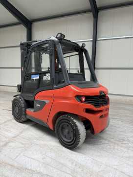 Used Forklift Truck LINDE H50D-01/1204 DIESEL VIERRADFRONTSTAPLER (13058416)