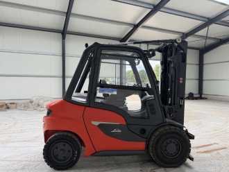 Used Forklift Truck LINDE H50D-01/1204 DIESEL VIERRADFRONTSTAPLER (13058416)