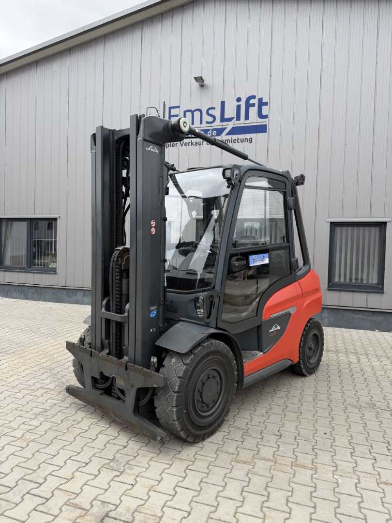 Used Forklift Truck LINDE H50D-01/1204 DIESEL VIERRADFRONTSTAPLER (13058417)