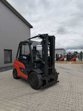 Used Forklift Truck LINDE H50D-01/1204 DIESEL VIERRADFRONTSTAPLER (13058417)