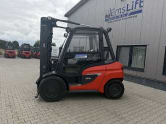 Used Forklift Truck LINDE H50D-01/1204 DIESEL VIERRADFRONTSTAPLER (13058417)