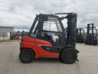 Used Forklift Truck LINDE H50D-01/1204 DIESEL VIERRADFRONTSTAPLER (13058417)