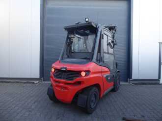 Used Forklift Truck LINDE H50D-01/600 DIESEL VIERRADFRONTSTAPLER (13071977)