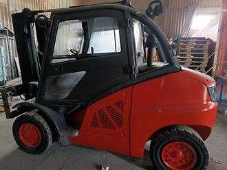 Used Forklift Truck LINDE H50D-01 DIESEL SCHUBMASTSTAPLER (13020645)