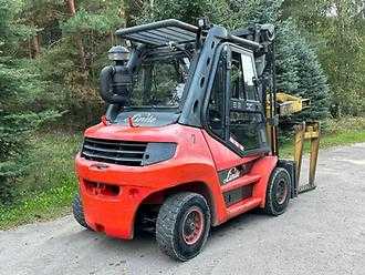 Used Forklift Truck LINDE H50D-01 DIESEL VIERRADFRONTSTAPLER (12917254)