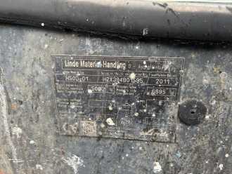 Used Forklift Truck LINDE H50D-01 DIESEL VIERRADFRONTSTAPLER (13065729)