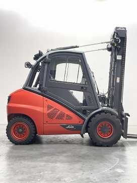 Used Forklift Truck LINDE H50D-02-394 DIESEL VIERRADFRONTSTAPLER (13067833)