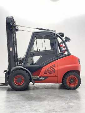 Used Forklift Truck LINDE H50D-02-394 DIESEL VIERRADFRONTSTAPLER (13067833)