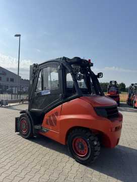 Used Forklift Truck LINDE H50D-02/600 DIESEL VIERRADFRONTSTAPLER (12970307)