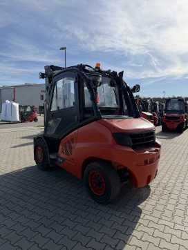 Used Forklift Truck LINDE H50D-02/600 DIESEL VIERRADFRONTSTAPLER (13026082)