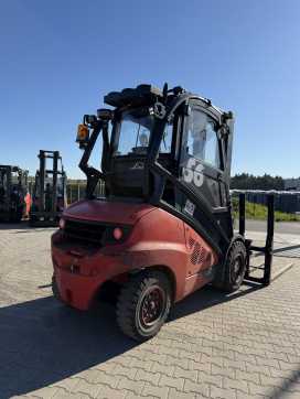 Used Forklift Truck LINDE H50D-02/600 DIESEL VIERRADFRONTSTAPLER (13038398)