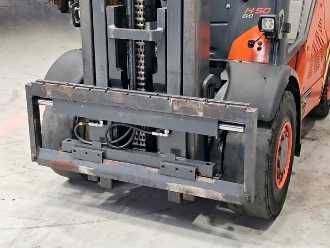Used Forklift Truck LINDE H50D-02/600 DIESEL VIERRADFRONTSTAPLER (13050454)