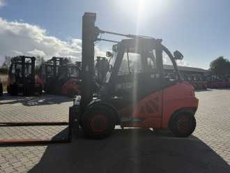 Used Forklift Truck LINDE H50D-02/600 DIESEL VIERRADFRONTSTAPLER (13072451)