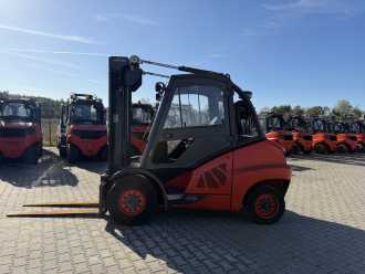 Used Forklift Truck LINDE H50D-02/600 DIESEL VIERRADFRONTSTAPLER (13072988)