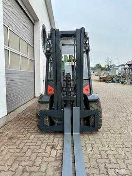 Used Forklift Truck LINDE H50D-02 DIESEL VIERRADFRONTSTAPLER (12904832)