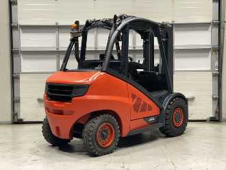 Used Forklift Truck LINDE H50D-02 DIESEL VIERRADFRONTSTAPLER (13007318)