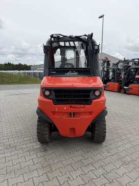 Used Forklift Truck LINDE H50D-02 DIESEL VIERRADFRONTSTAPLER (13043616)