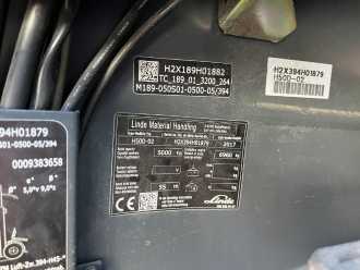 Used Forklift Truck LINDE H50D-02 DIESEL VIERRADFRONTSTAPLER (13049681)