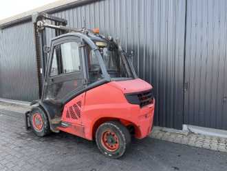 Used Forklift Truck LINDE H50D-02 DIESEL VIERRADFRONTSTAPLER (13066520)