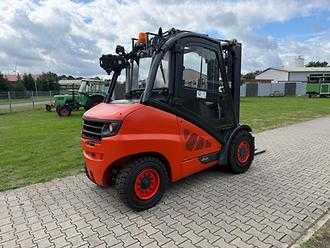 Used Forklift Truck LINDE H50D-02 DIESEL VIERRADFRONTSTAPLER (13067269)