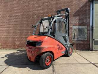 Used Forklift Truck LINDE H50D-02 DIESEL VIERRADFRONTSTAPLER (13067545)