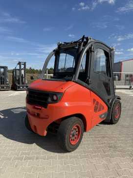 Used Forklift Truck LINDE H50D-02 DIESEL VIERRADFRONTSTAPLER (13067831)