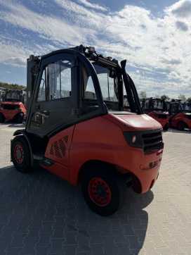 Used Forklift Truck LINDE H50D-02 DIESEL VIERRADFRONTSTAPLER (13067831)
