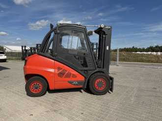 Used Forklift Truck LINDE H50D-02 DIESEL VIERRADFRONTSTAPLER (13067831)