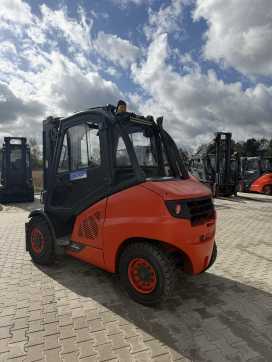 Used Forklift Truck LINDE H50D-02 DIESEL VIERRADFRONTSTAPLER (13068783)