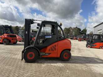 Used Forklift Truck LINDE H50D-02 DIESEL VIERRADFRONTSTAPLER (13068783)
