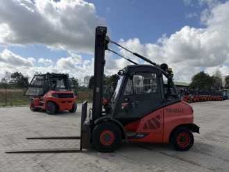 Used Forklift Truck LINDE H50D-02 DIESEL VIERRADFRONTSTAPLER (13068784)