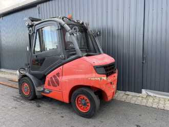 Used Forklift Truck LINDE H50D-02 DIESEL VIERRADFRONTSTAPLER (13069418)