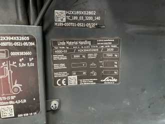 Used Forklift Truck LINDE H50D-02 DIESEL VIERRADFRONTSTAPLER (13069418)