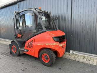 Used Forklift Truck LINDE H50D-02 DIESEL VIERRADFRONTSTAPLER (13069419)