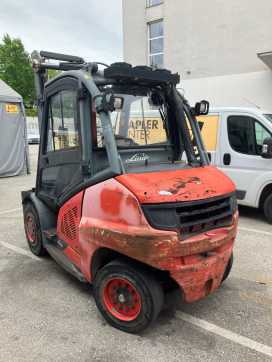 Used Forklift Truck LINDE H50D-02 Evo DIESEL VIERRADFRONTSTAPLER (13055652)