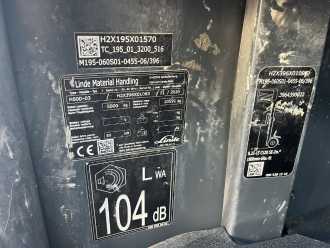 Used Forklift Truck LINDE H50D-03 DIESEL VIERRADFRONTSTAPLER (13074851)