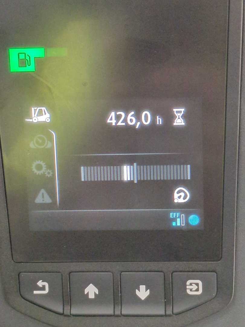 Used Forklift Truck LINDE H50D-1204-01 DIESEL VIERRADFRONTSTAPLER (13070154)