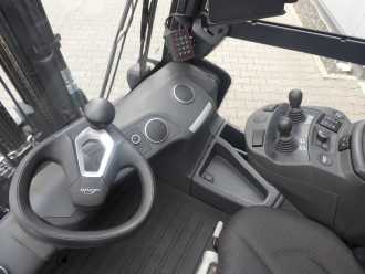 Used Forklift Truck LINDE H50D-/600 DIESEL VIERRADFRONTSTAPLER (13062314)