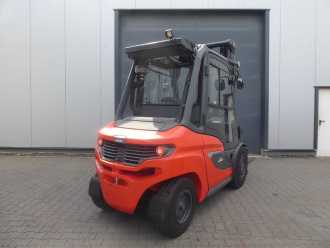 Used Forklift Truck LINDE H50D-/600 DIESEL VIERRADFRONTSTAPLER (13062314)