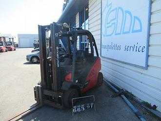 Used Forklift Truck LINDE H50T-02/600 EVO GAS VIERRADFRONTSTAPLER (13047556)