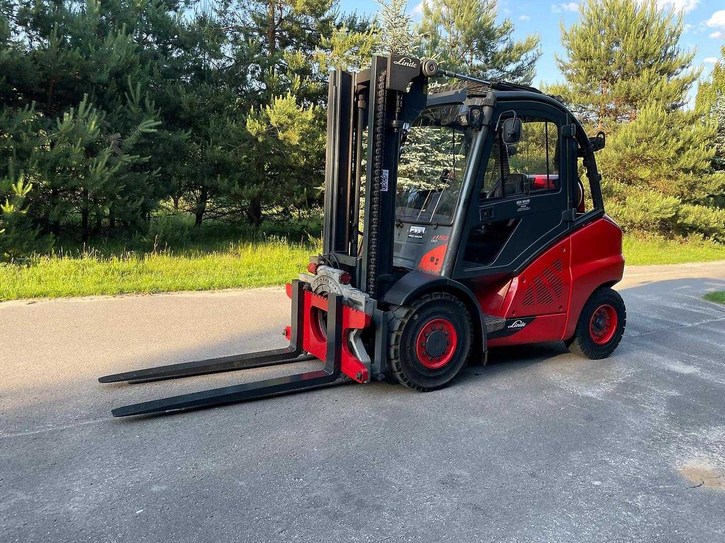 Used Forklift Truck LINDE H50T GAS VIERRADFRONTSTAPLER (12917252)