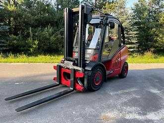 Used Forklift Truck LINDE H50T GAS VIERRADFRONTSTAPLER (12917252)