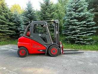 Used Forklift Truck LINDE H50T GAS VIERRADFRONTSTAPLER (12917252)