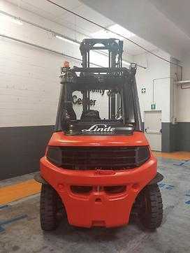 Used Forklift Truck LINDE H60 DIESEL VIERRADFRONTSTAPLER (13063705)
