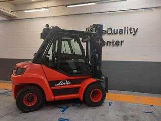 Used Forklift Truck LINDE H60 DIESEL VIERRADFRONTSTAPLER (13063710)