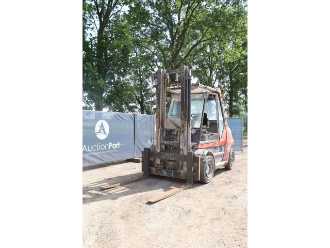 Used Forklift Truck LINDE H60D-02 DIESEL VIERRADFRONTSTAPLER (13047554)